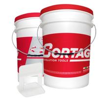 Espaçador Nivelador ST P/ Pisos Porcelanatos 3,0mm Balde C/ 900 peças (62703) - Cortag