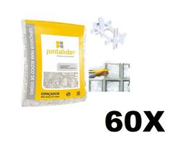 Espaçador P/ Bloco De Vidro Juntalider 60 Unidades