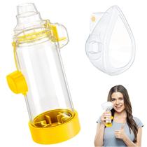 Espaçador para Inalador Quanler Nessi Silicone Macio Amarelo Espaçador para Inalador Quanler Nessi Silicone Macio Amarelo