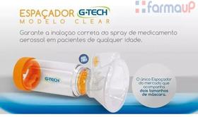 Espaçador para medicamento em aerosol G-TECH