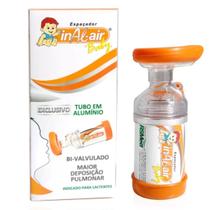 Espaçador para medicamento rsmed baby tubo de alumínio Espaçador para medicamento rsmed baby tubo de alumínio
