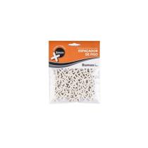 Espaçador Para Pisos Tipo Cruzeta 3,0mm Com 100 Peças Bumax