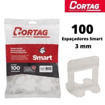 Espacador Smart 3mm 100un Cortag - Assentamento Profissional Espacador Smart 3mm 100un Cortag - Assentamento Profissional