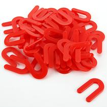 Espaçadores de azulejos Horseshoe Shims, 1/8 de polegada, plástico, pacote com 300