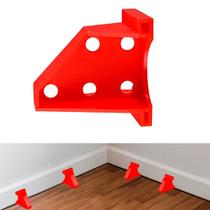 Espaçadores de piso de precisão de três pinos, 0,6 cm e 0,8 cm, lacuna de 20 unidades