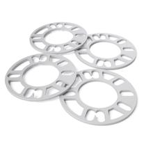 Espaçadores de roda glorider 5 mm, 4 peças de liga de alumínio