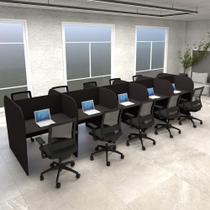 Espaço de Trabalho Call Center para 10 Pessoas Pre 4,60m F5 - F5 Office G