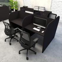 Espaço de Trabalho Call Center para 4 pessoas 1,87m Pre F5