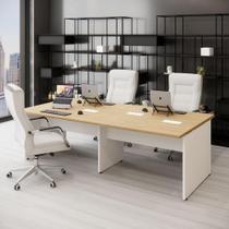 Espaço de Trabalho Escritório p/ 4 pessoas 2,40m Mac Br F5