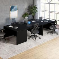 Espaço de Trabalho Individual 1,4m p/ 5 Pessoas Pé Painel F5