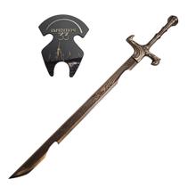 Espada 33 Expedição Decorativa 108cm Aço Com Suporte Madeira