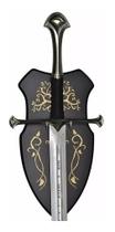 Espada Anduril Senhor Dos Anéis Aragorn Com Suporte Parede - GS