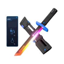 Espada Brilhante Colorida Com Efeito De Fumaça Para Crianças, Presente De Natal E Aniversário, Espada Brilhante Colorida Com Efeito De Fumaça Para Crianças, Presente De Natal E Aniversário,