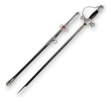 Espada Cavaleiro Templário Medieval Bainha De Metal