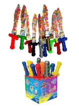 Espada Com Balinhas Confeitos Candy Toy 10Un X 30Gr