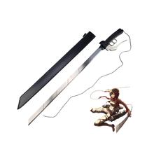 Espada Cosplay Mikasa Ackerman Attack On Titan Katana Prata