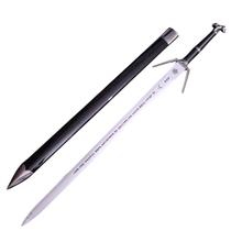 Espada de Bambu Pomo Lobo Branco Geralt De Rívia The Witcher Colecionável Geek Espada de Bambu Pomo Lobo Branco Geralt De Rívia The Witcher Colecionável Geek