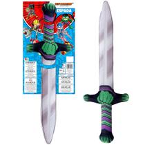 Espada de Brinquedo Macia Bomb Hero Huk Almofadada Macia Espada de Brinquedo Macia Bomb Hero Huk Almofadada Macia