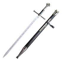 Espada Decorativa Anduril Narsil Aragorn em Bambu para Cosplay Colecionador