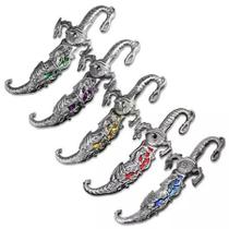 Espada Decorativa Dragão Luatek Lâmina Aço Com Bainha