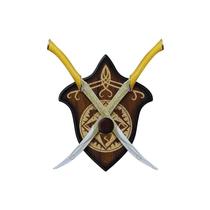 Espada Decorativa Dupla Legolas Elfo O Senhor Dos Anéis