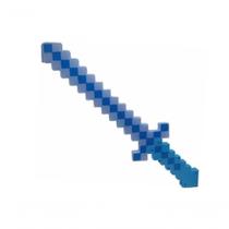 Espada Diamante Brinquedo Estilo Minecraft Com E Som