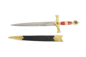 Espada Dourada Rei Davi Medieval Coleção Bainha Mini