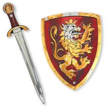 Espada e escudo de brinquedo Liontouch Noble Knight Red 3-8 anos Espada e escudo de brinquedo Liontouch Noble Knight Red 3-8 anos