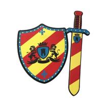 Espada E Escudo De Espuma Para Cosplay De Pirata Adulto, Acessórios De Combate Medieval Para