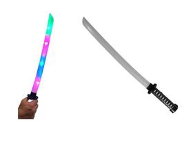 Espada Infantil De Brinquedo Samuray Ninja Som E Luz - Lynx Produções Artistica