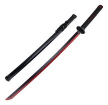 Espada Katana De Led Vermelho Decorativa Com Bainha