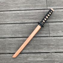 Espada Katana de madeira de 60 cm para Aikido, Cosplay e Prática Espada Katana de madeira de 60 cm para Aikido, Cosplay e Prática