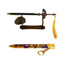 Espada Katana De Metal De 8,6 Polegadas Para Cosplay De Anime Zelda, Faca Ninja, Lâmina Não Afiada,