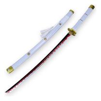 Espada Katana Zoro One Piece Habakiri Decorativa Bambu Roxo