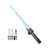 Espada Laser Telescópica 2 em 1 - Brinquedo Infantil e Adulto com Luz Colorida