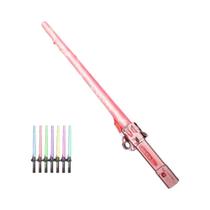 Espada Laser Telescópica Colorida E Brilhante Para Crianças 2 Em 1 Com Música E Rotação, Acessório