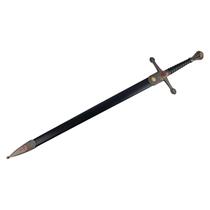 Espada Medieval Decorativa Com Bainha Em Aço Cromado Espada Medieval Decorativa Com Bainha Em Aço Cromado