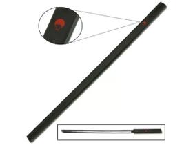 Espada Naruto Shippuden Katana Sasuke Uchiha Bainha Preta Lamina de Bambu Cosplay Decoração