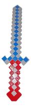 Espada Pixel Do Minecraft C/ Som E Luz