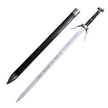 Espada Prata Bambu The Witcher 3 Cosplay Colecionável Geek Decorativo Espada Prata Bambu The Witcher 3 Cosplay Colecionável Geek Decorativo
