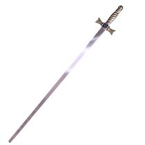 Espada Ritualística Maçônica Dourada Com Adorno Azul