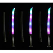 Espada Samurai Luminosa Grande Com Música e Bainha