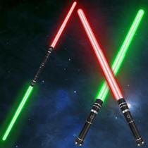 Espadas de duelo de lâmina dupla Lightsabers Beyondtrade de 7 cores