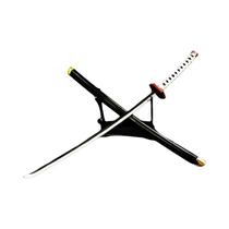 Espadas Miniatura De Aço Real De 25cm Demon Slayer Tanjirou Zenitsu, Brinquedo De Cosplay De Anime,