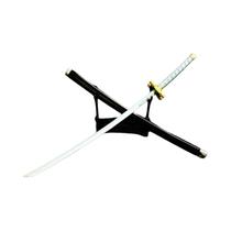 Espadas Miniatura De Aço Real De 25cm Demon Slayer Tanjirou Zenitsu, Brinquedo De Cosplay De Anime,