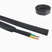 Espaguete termo retratil 3/8" 10mm temperatura minima de 90ºC para encolhimento