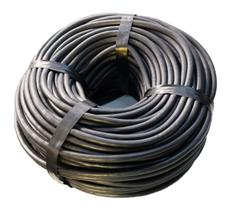 Espaguete Tubo Isolamento Liso 8mm - 100 Metros - Pvc Preto