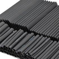Espaguete Tubo Isolante Termo Retrátil 328 Pçs Cor Preta Espaguete Tubo Isolante Termo Retrátil 328 Pçs Cor Preta