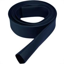 Espaguete tubo termo retratil 9,5mm ou 3/8" isolante anti-chamas preto 1 metro conduite