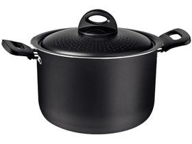 Espagueteira Alumínio Loreto Antiaderente 22 Cm 5,7l Grafite - Tramontina 20388022 Espagueteira Alumínio Loreto Antiaderente 22 Cm 5,7l Grafite - Tramontina 20388022